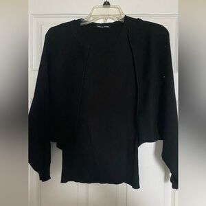 Cable & Gauge Black Women's Cardigan